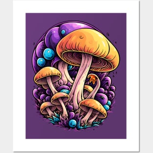 Mushrooms Posters and Art